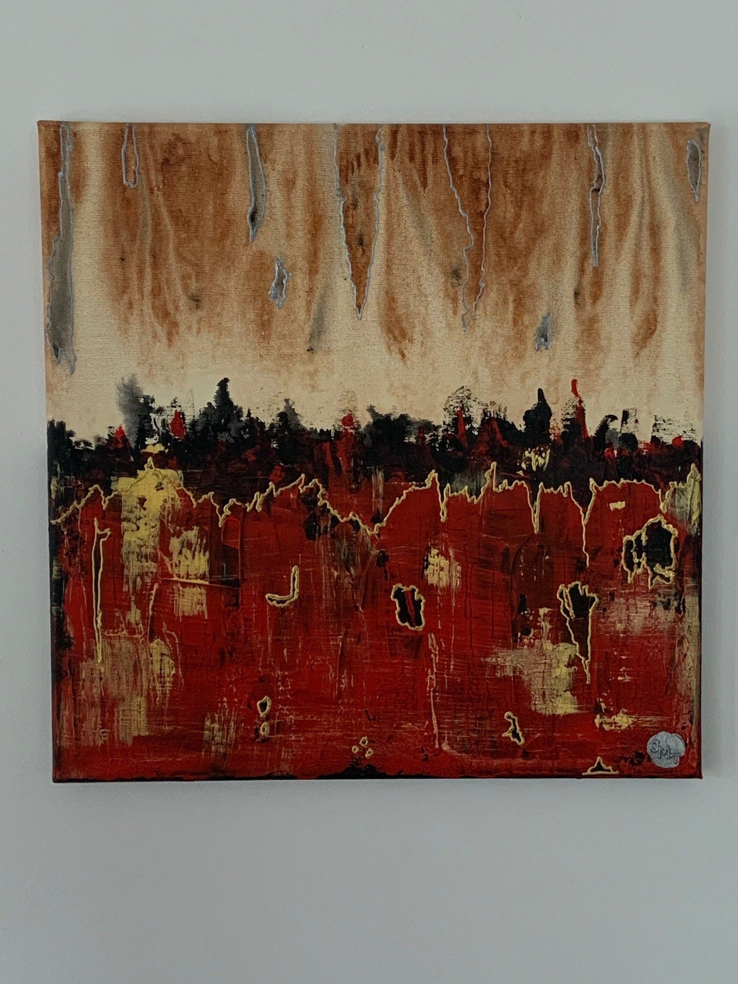 Melt Down Abstract Painting