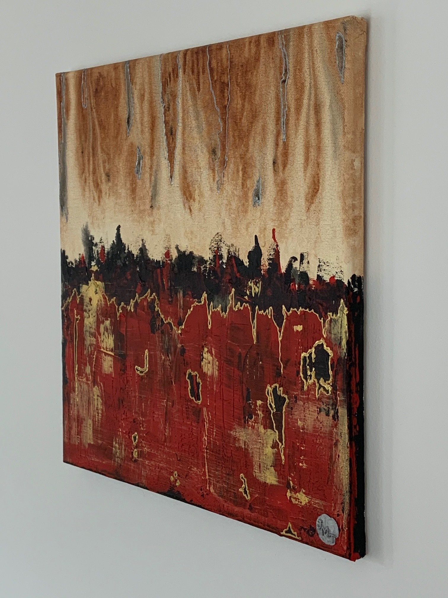Melt Down Large Canvas