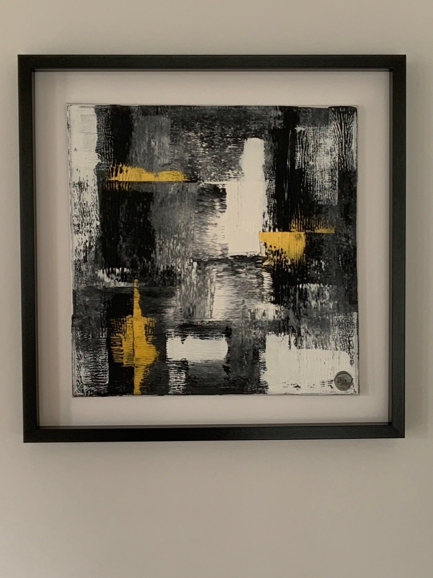 Snow Blind Abstract Painting