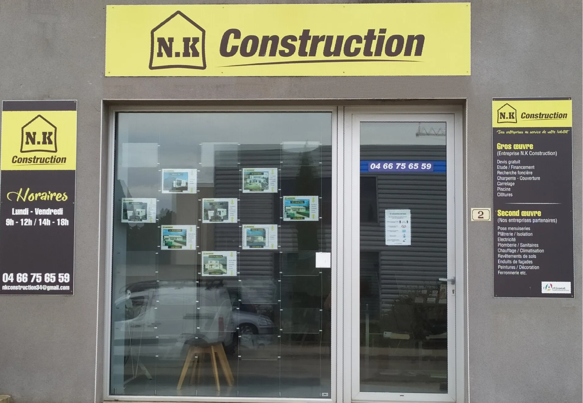 Agence NK Construction, entreprise de maçonnerie générale se situant entre Nîmes, Alès et Uzès