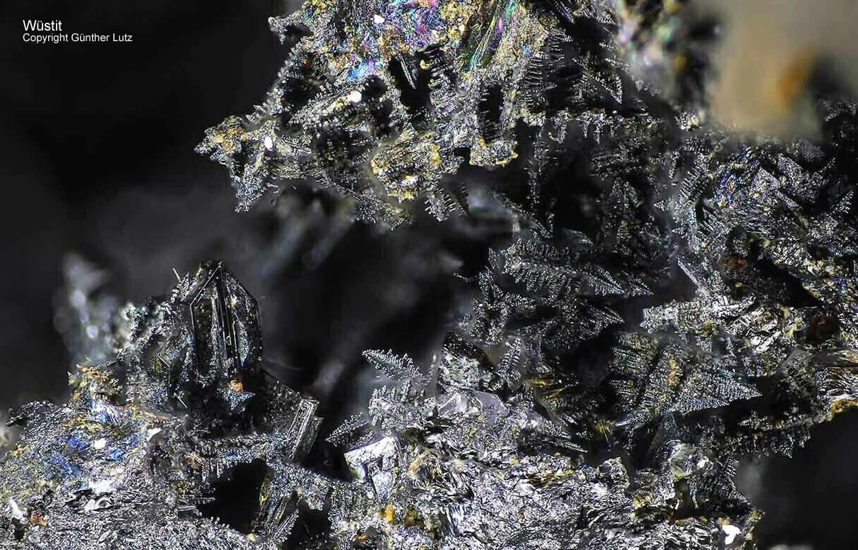 Mineralien Österreich Rauris Astenschmiede Wüstit