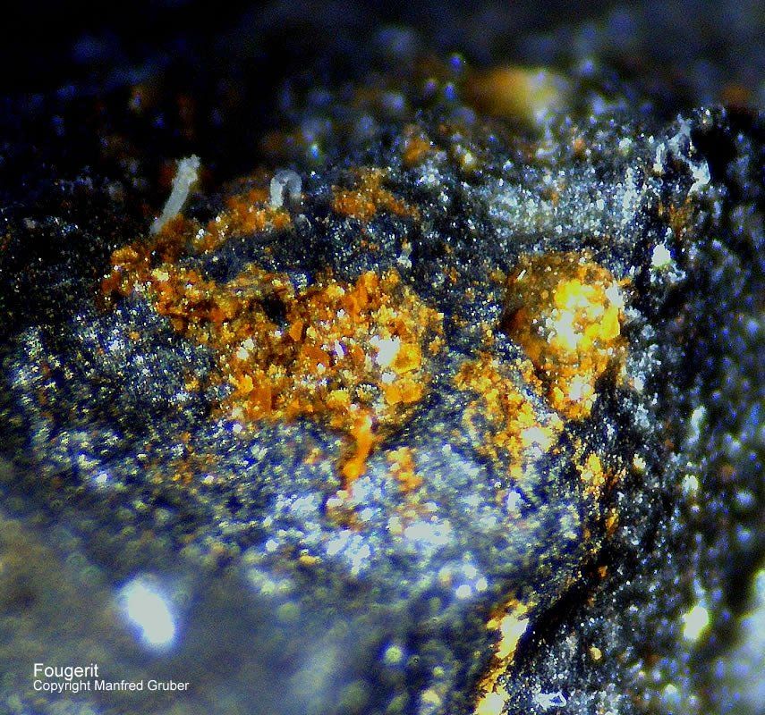 Mineralien Österreich Rauris Astenschmiede Fougèrit
