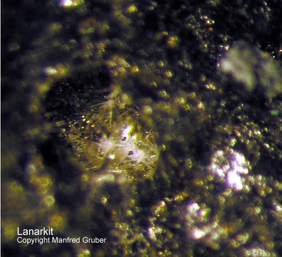 Mineralien Österreich Rauris Astenschmiede Lanarkit