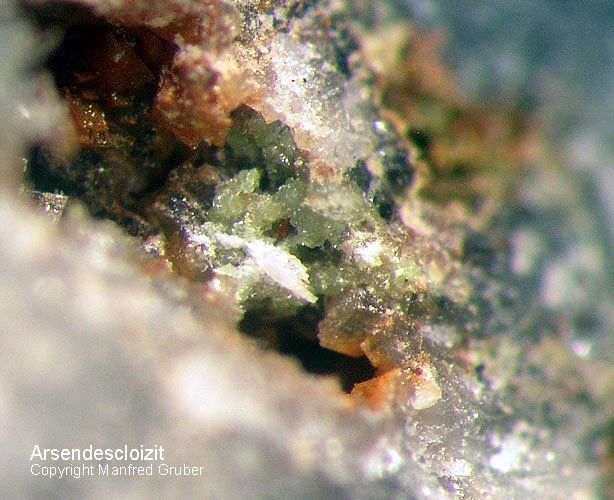 Mineralien Österreich Fuchsloch Arsendescloizit