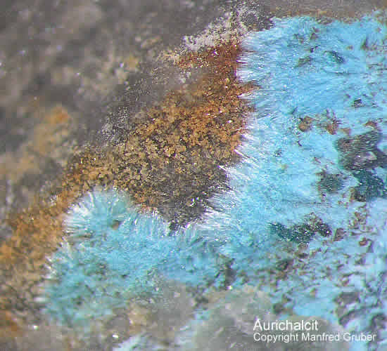 Mineralien Österreich Fuchsloch Aurichalcit