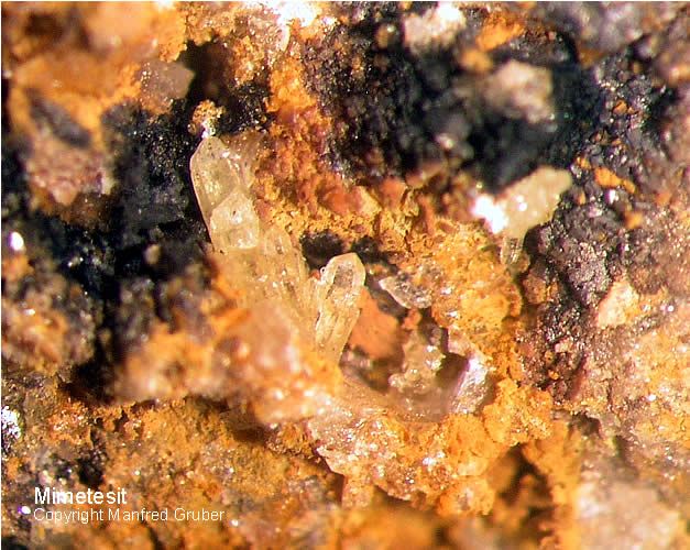 Mineralien Österreich Fuchsloch Mimetesit