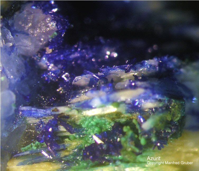 Mineralien Österreich Sankt Gertraudi Azurit