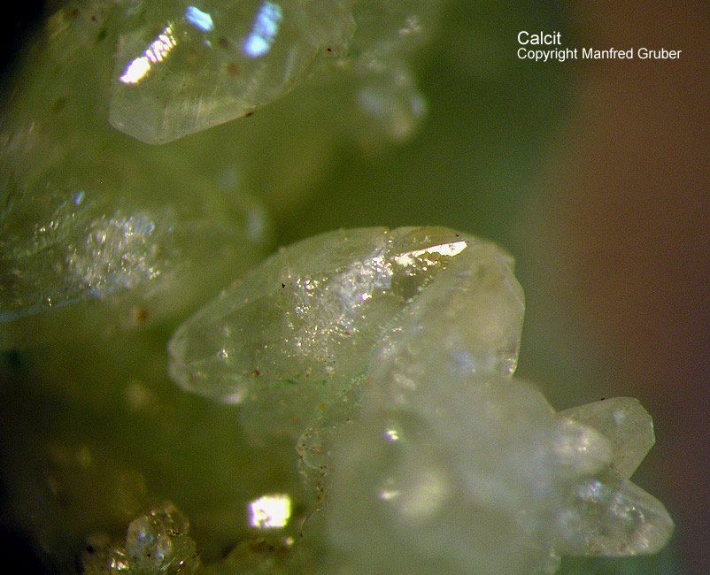 Mineralien Österreich Sankt Gertraudi Calcit