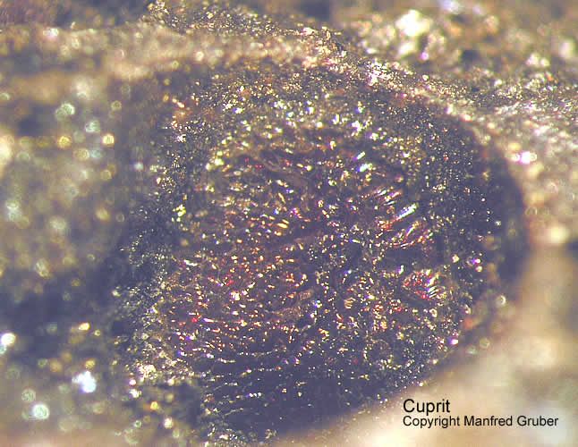 Mineralien Österreich Sankt Gertraudi Cuprit