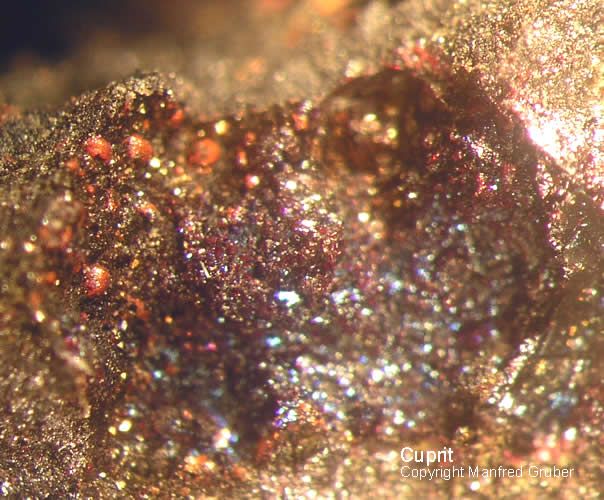 Mineralien Österreich Sankt Gertraudi Cuprit