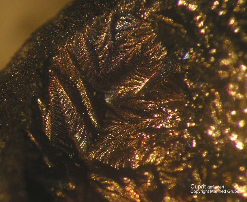 Mineralien Österreich Sankt Gertraudi Cuprit