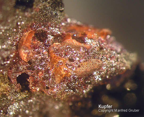 Mineralien Österreich Sankt Gertraudi Kupfer