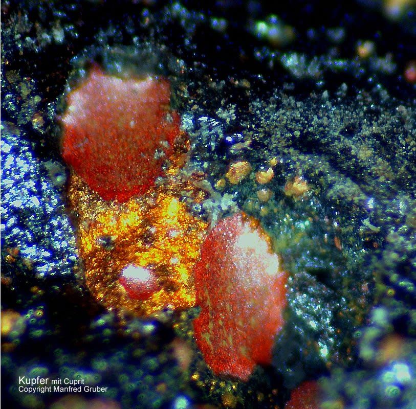 Mineralien Österreich Sankt Gertraudi Kupfer