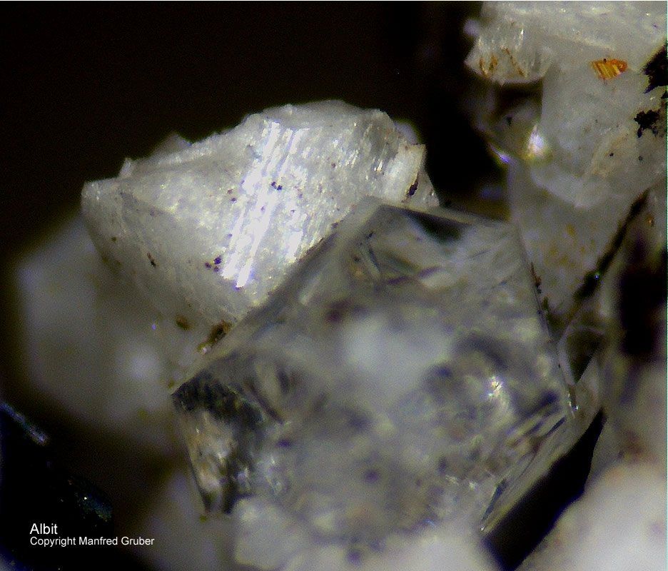 Mineralien Österreich Ankogel Albit