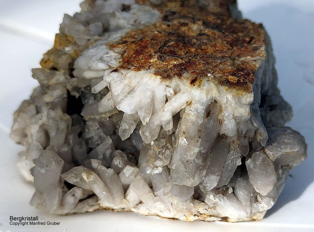 Mineralien Österreich Ankogel Bergkristall