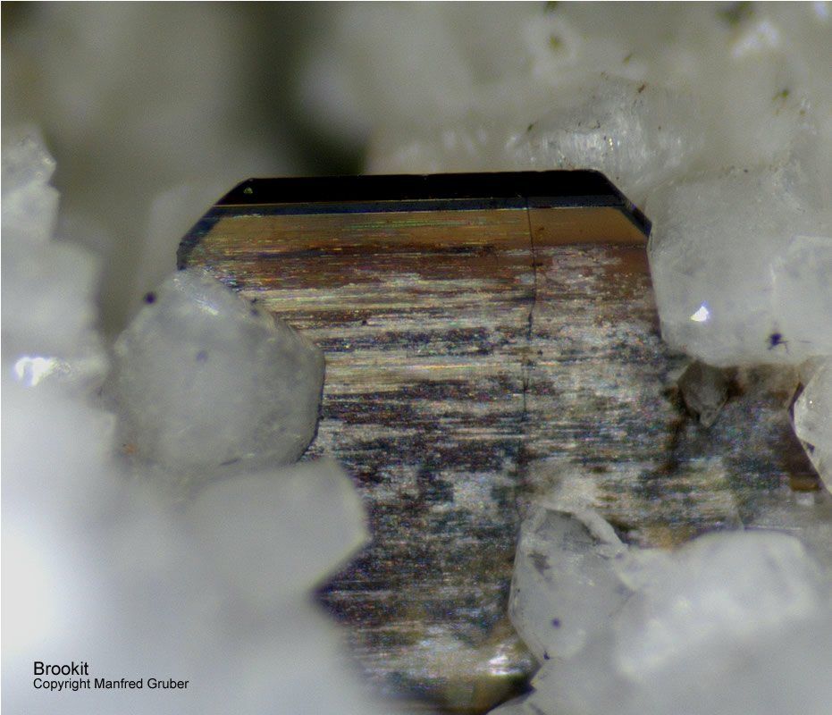 Mineralien Österreich Ankogel Brookit