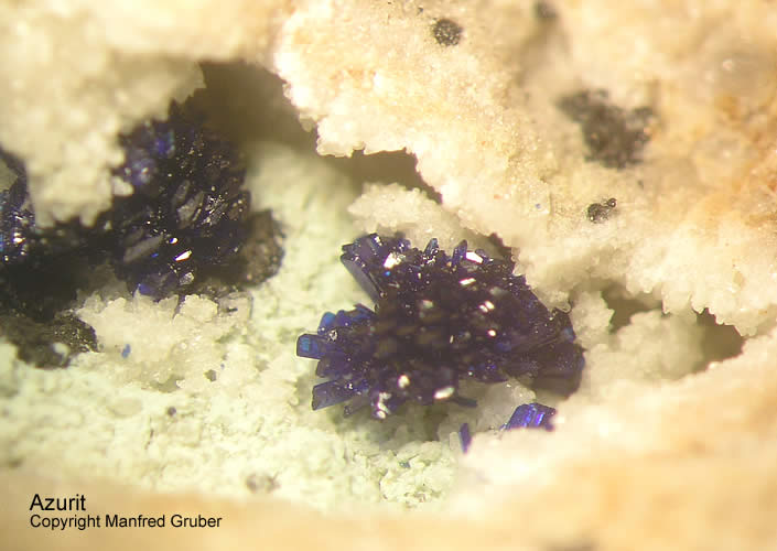 Mineralien Österreich Brixlegg Stockerhalde Azurit