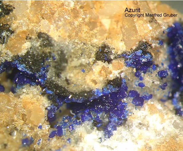 Mineralien Österreich Brixlegg Stockerhalde Azurit