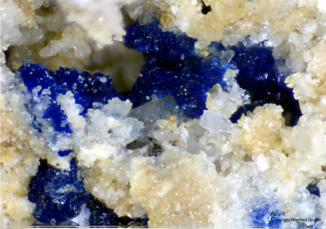 Mineralien Österreich Brixlegg Stockerhalde Azurit