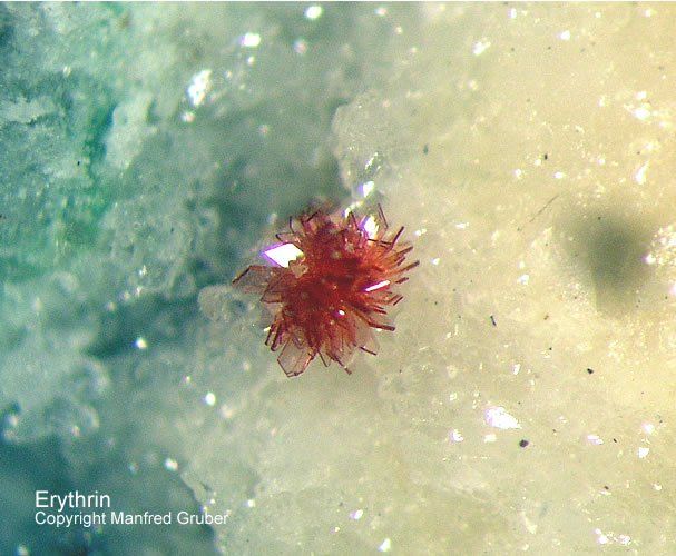 Mineralien Österreich Brixlegg Stockerhalde Erythrin