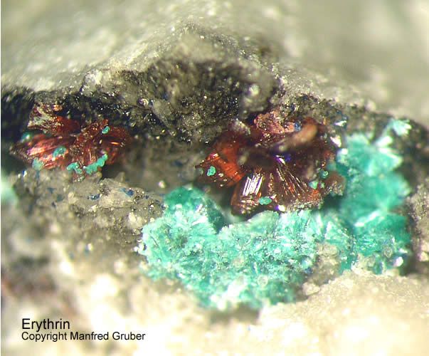 Mineralien Österreich Brixlegg Stockerhalde Erythrin