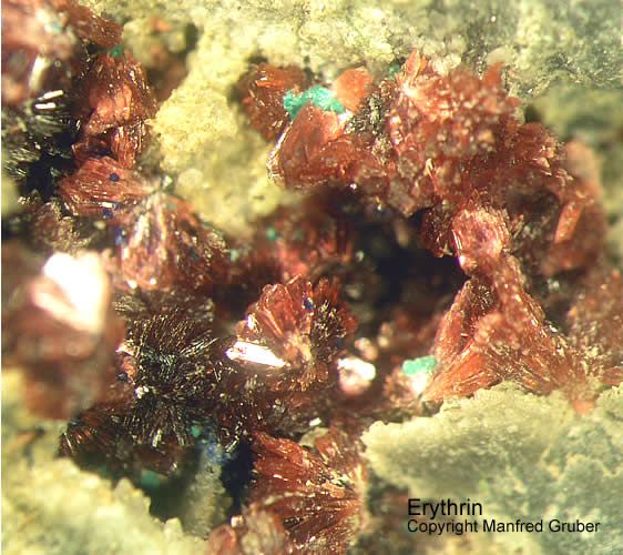 Mineralien Österreich Brixlegg Stockerhalde Erythrin