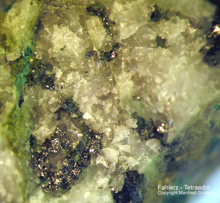 Mineralien Österreich Brixlegg Stockerhalde Fahlerz