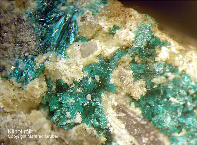 Mineralien Österreich Brixlegg Stockerhalde Klinotirolit