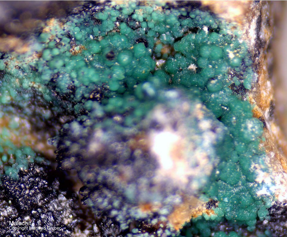 Mineralien Österreich Brixlegg Stockerhalde Malachit