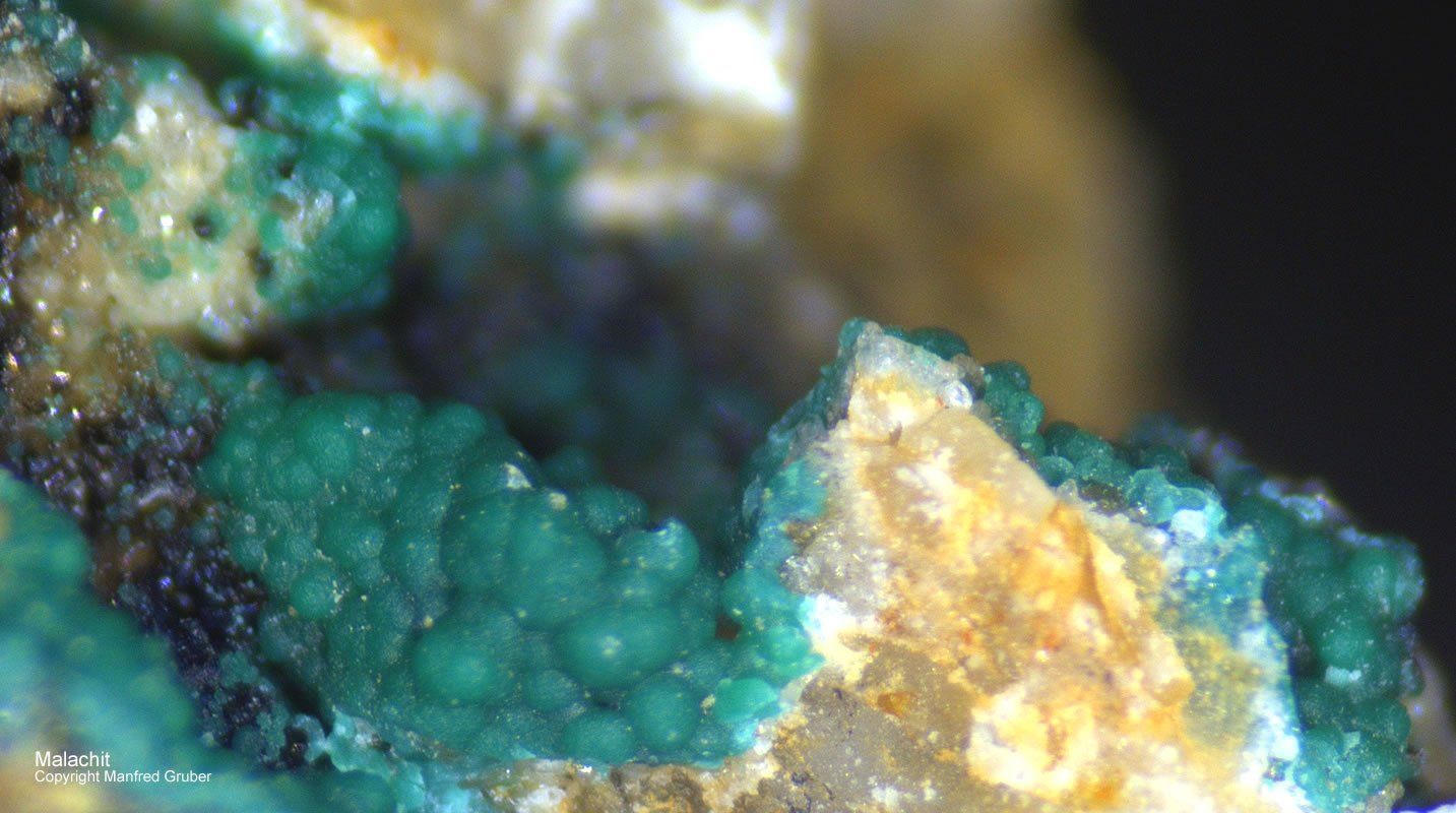 Mineralien Österreich Brixlegg Stockerhalde Malachit