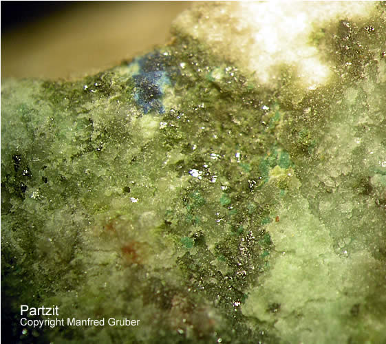 Mineralien Österreich Brixlegg Stockerhalde Partzit