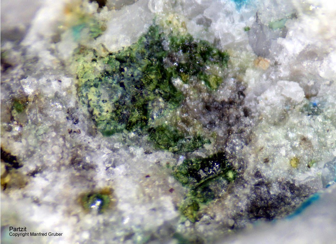 Mineralien Österreich Brixlegg Stockerhalde Partzit