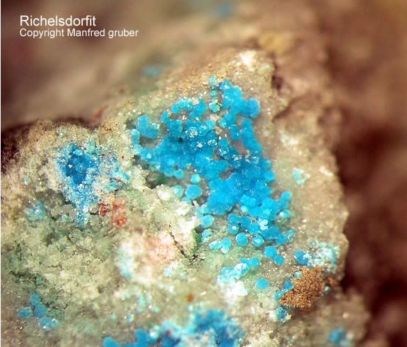 Mineralien Österreich Brixlegg Stockerhalde Richelsdorfit