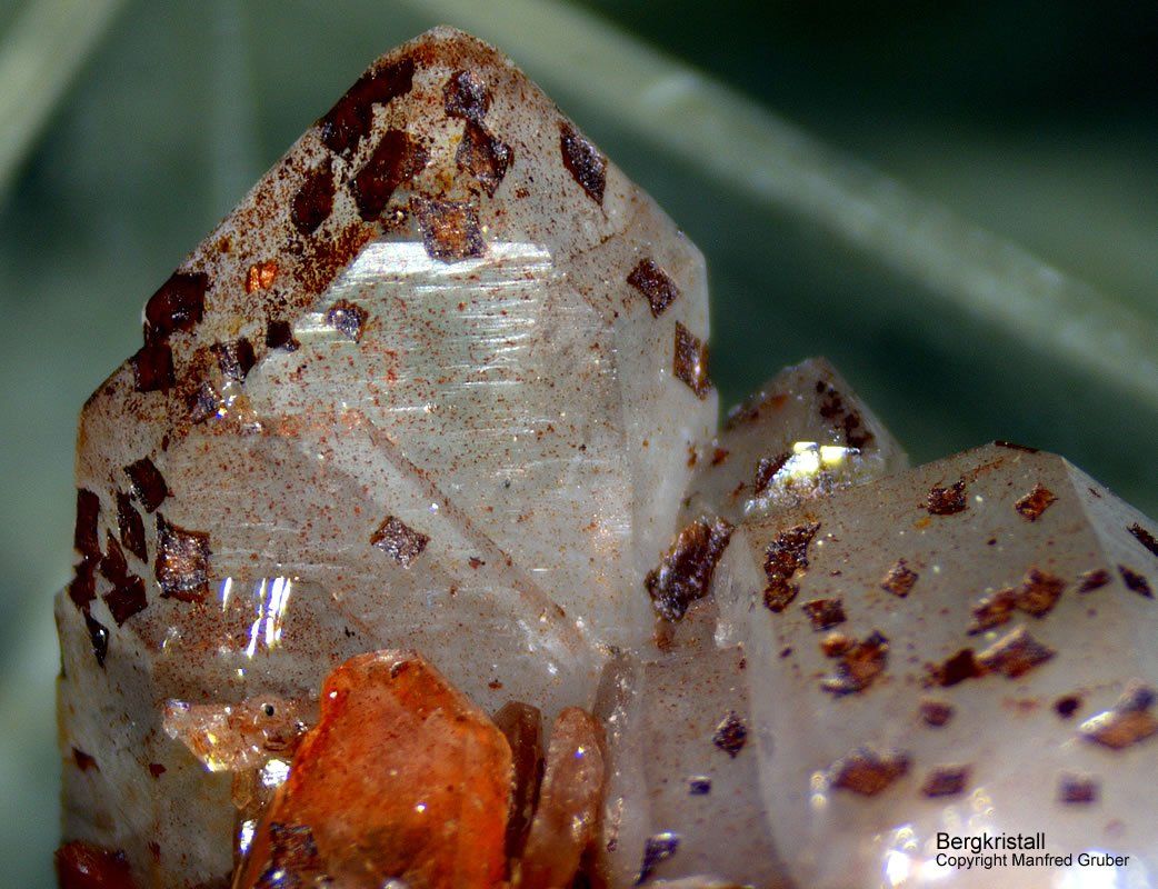 Hessen Mineralien Adorf Bergkristall Quarz