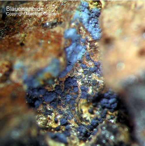 Sauerland Mineralien Altena Breitenhagen Blaueisenerde