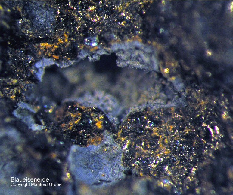 Sauerland Mineralien Altena Breitenhagen Blaueisenerde