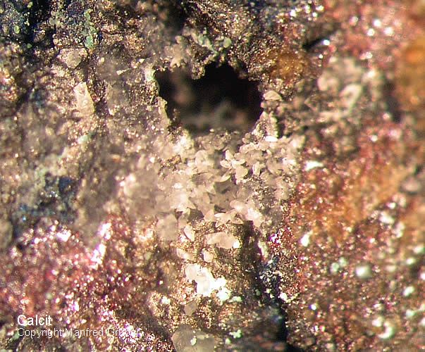 Sauerland Mineralien Altena Breitenhagen Calcit