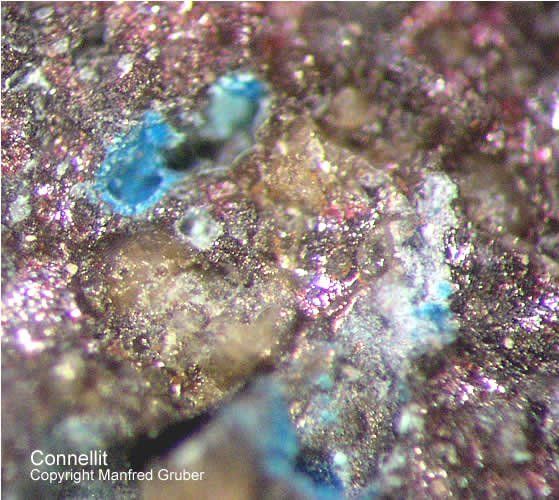 Sauerland Mineralien Altena Breitenhagen Connellit