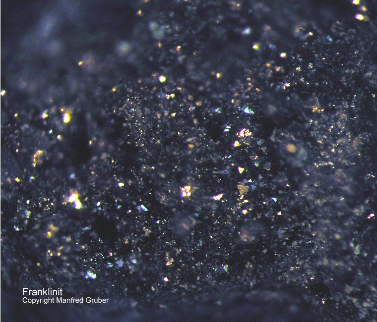 Sauerland Mineralien Altena Breitenhagen Franklinit