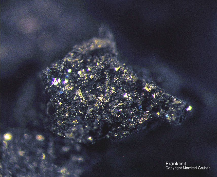 Sauerland Mineralien Altena Breitenhagen Franklinit