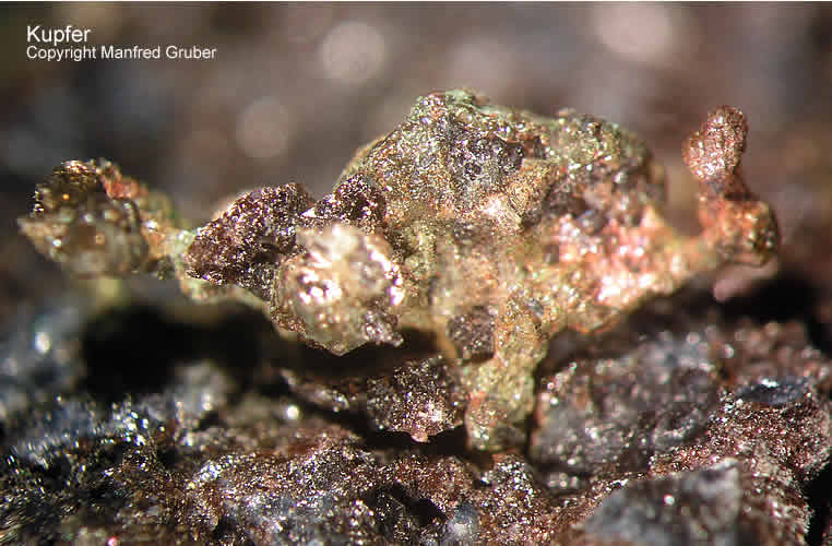 Sauerland Mineralien Altena Breitenhagen Kupfer