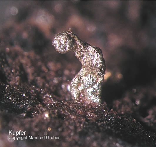 Sauerland Mineralien Altena Breitenhagen Kupfer