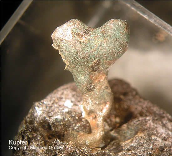 Sauerland Mineralien Altena Breitenhagen Kupfer