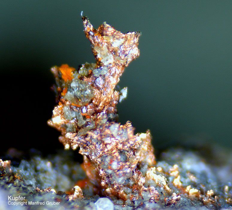 Sauerland Mineralien Altena Breitenhagen Kupfer