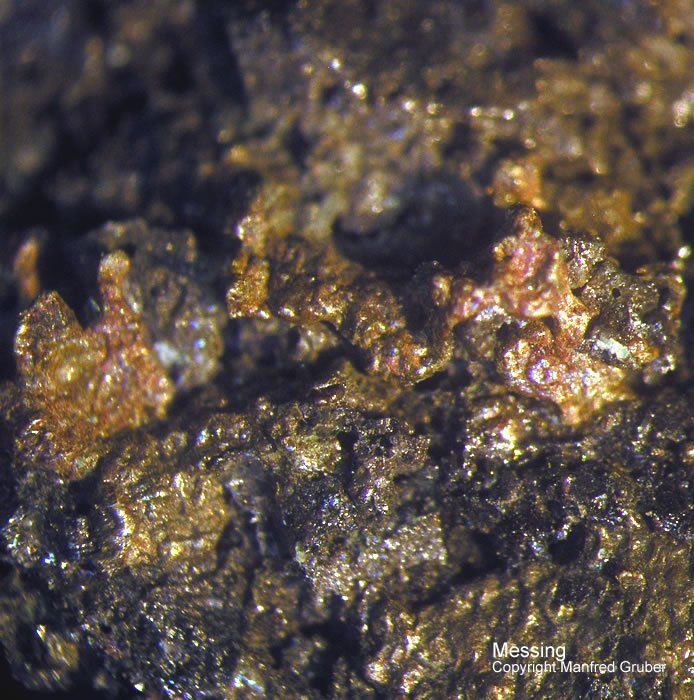 Sauerland Mineralien Altena Breitenhagen Messing