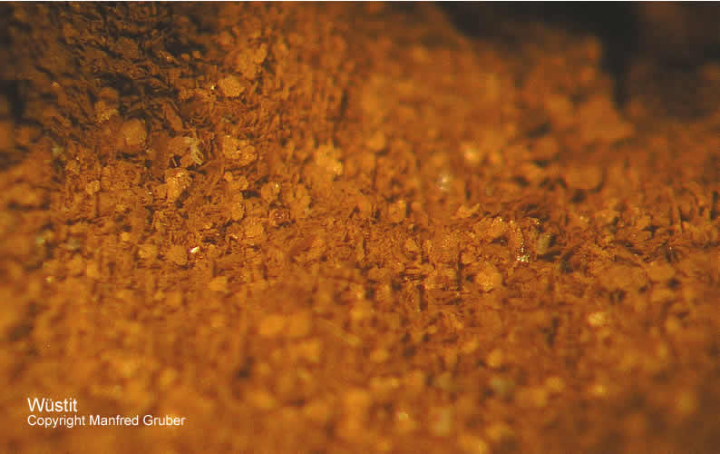 Sauerland Mineralien Altena Breitenhagen Wüstit