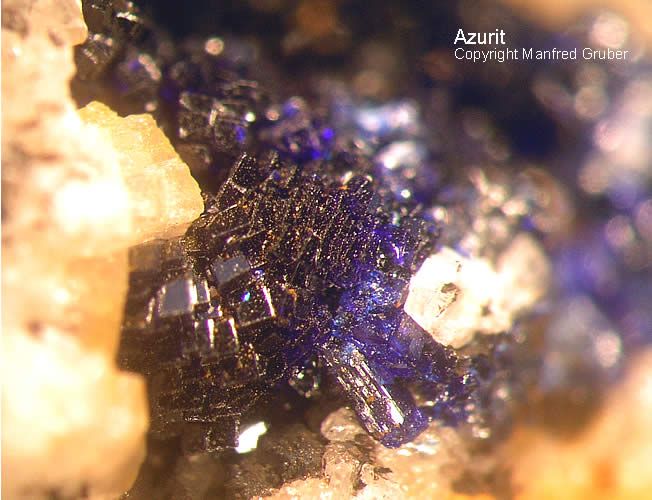 Hessen Mineralien Altenmittlau Azurit