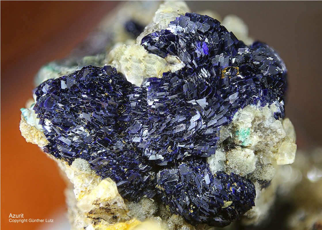 Hessen Mineralien Altenmittlau Azurit