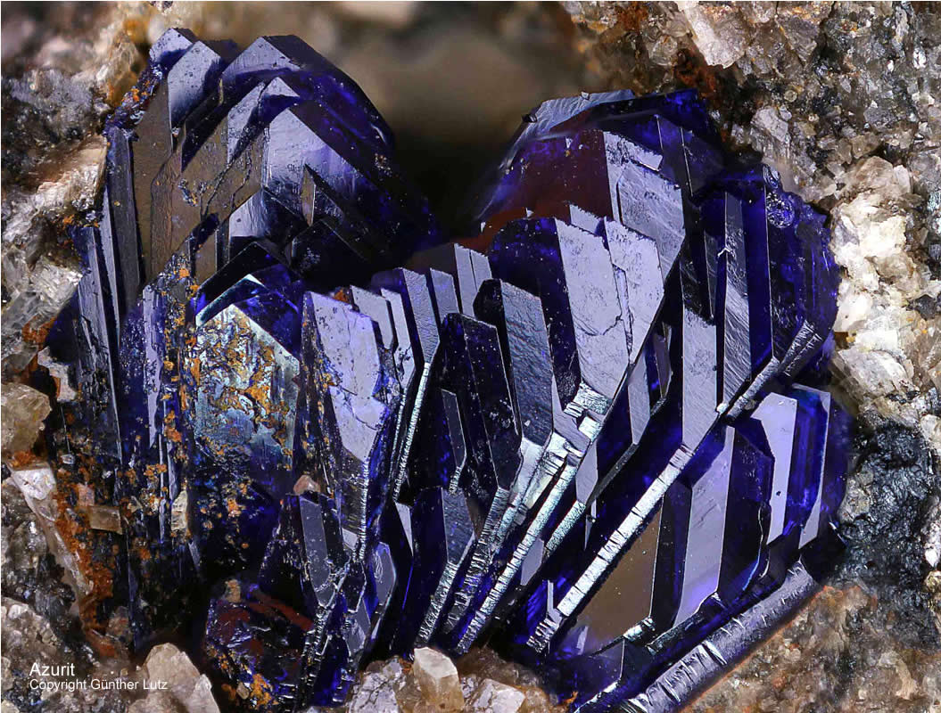 Hessen Mineralien Altenmittlau Azurit