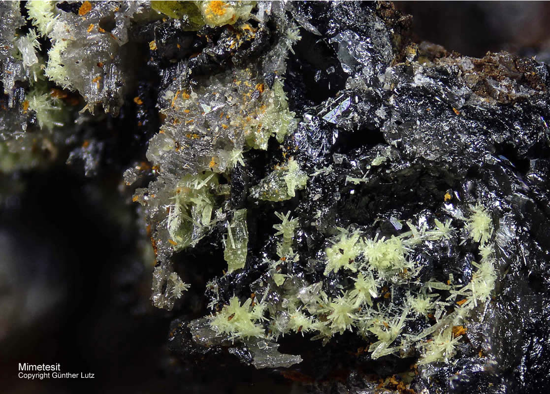 Hessen Mineralien Altenmittlau Mimetesit